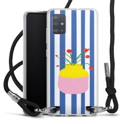 New Carry Case Transparent Stoff schwarz/silber