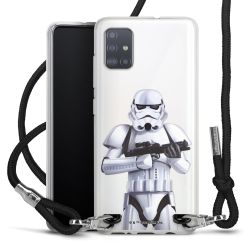 New Carry Case Transparent Stoff schwarz/silber