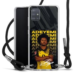 New Carry Case Transparent Stoff schwarz/silber