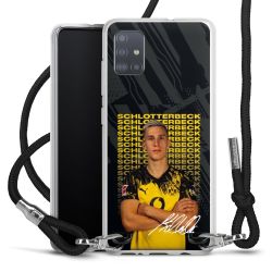 New Carry Case Transparent Stoff schwarz/silber