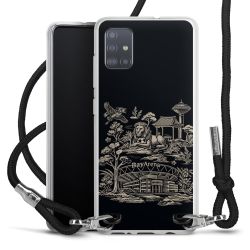 Carry Case Stoff schwarz/silber