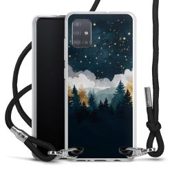 New Carry Case Transparent Stoff schwarz/silber