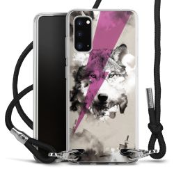 Carry Case Transparent Fabric black/silver