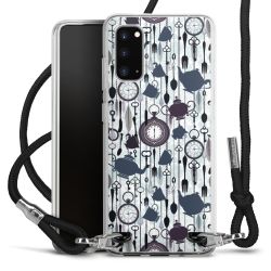 Carry Case Transparent Fabric black/silver