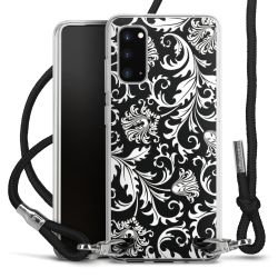 Carry Case Transparent Fabric black/silver