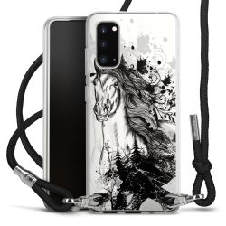 Carry Case Transparent Fabric black/silver