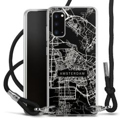 Carry Case Transparent Fabric black/silver