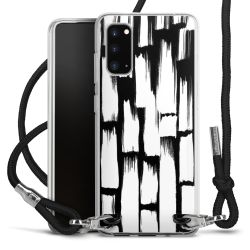 Carry Case Transparent Fabric black/silver