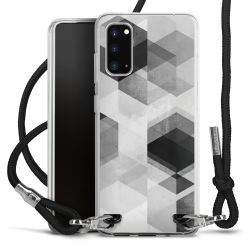 Carry Case Transparent Fabric black/silver