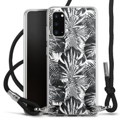 Carry Case Transparent Fabric black/silver