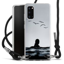 Carry Case Transparent Fabric black/silver