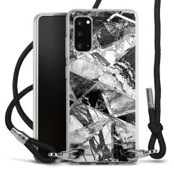 Carry Case Transparent Fabric black/silver