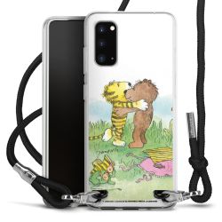 New Carry Case Transparent Stoff schwarz/silber