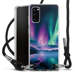 New Carry Case Transparent Stoff schwarz/silber