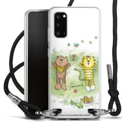 New Carry Case Transparent Stoff schwarz/silber