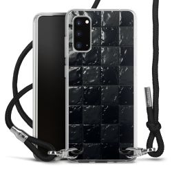 New Carry Case Transparent Stoff schwarz/silber