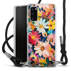 New Carry Case Transparent Stoff schwarz/silber