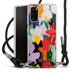 New Carry Case Transparent Stoff schwarz/silber