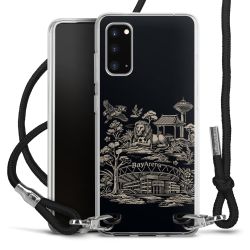 Carry Case Stoff schwarz/silber