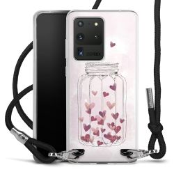 Carry Case Transparent Fabric black/silver