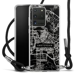 Carry Case Transparent Fabric black/silver