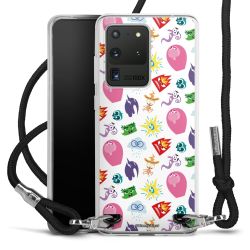 New Carry Case Transparent Stoff schwarz/silber