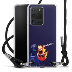 New Carry Case Transparent Stoff schwarz/silber