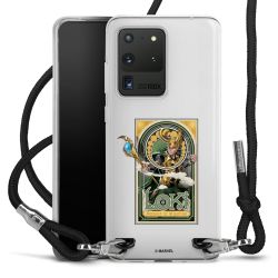 New Carry Case Transparent Stoff schwarz/silber