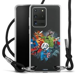 New Carry Case Transparent Stoff schwarz/silber