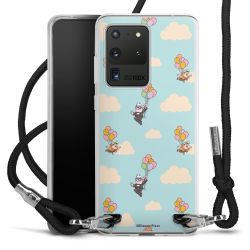 Carry Case Stoff schwarz/silber