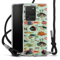 New Carry Case Transparent Stoff schwarz/silber