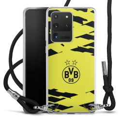 New Carry Case Transparent Stoff schwarz/silber