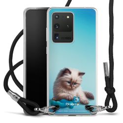 New Carry Case Transparent Stoff schwarz/silber