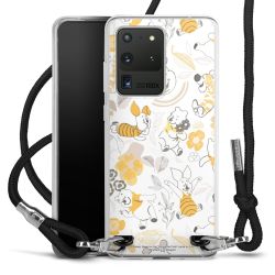 New Carry Case Transparent Stoff schwarz/silber