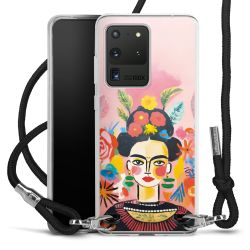 New Carry Case Transparent Stoff schwarz/silber