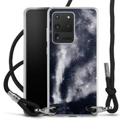 New Carry Case Transparent Stoff schwarz/silber