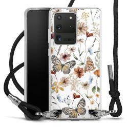 New Carry Case Transparent Stoff schwarz/silber