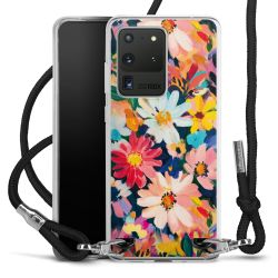 New Carry Case Transparent Stoff schwarz/silber