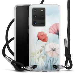 New Carry Case Transparent Stoff schwarz/silber