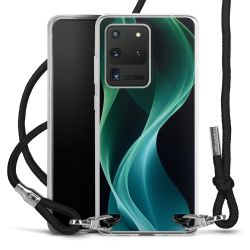 New Carry Case Transparent Stoff schwarz/silber