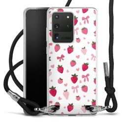 New Carry Case Transparent Stoff schwarz/silber