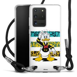 New Carry Case Transparent Stoff schwarz/silber