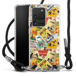 New Carry Case Transparent Stoff schwarz/silber