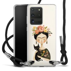 New Carry Case Transparent Stoff schwarz/silber