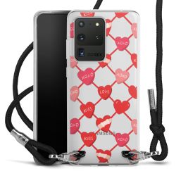 New Carry Case Transparent Stoff schwarz/silber