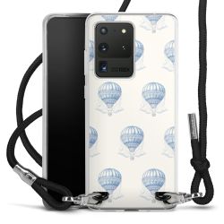 New Carry Case Transparent Stoff schwarz/silber