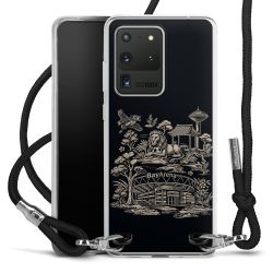 Carry Case Stoff schwarz/silber