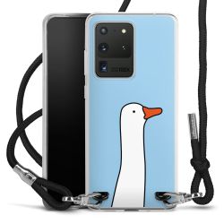 New Carry Case Transparent Stoff schwarz/silber