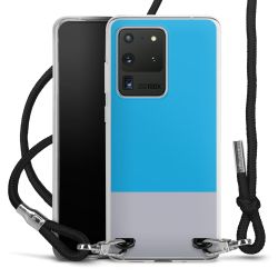 New Carry Case Transparent Stoff schwarz/silber