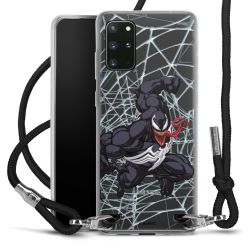 New Carry Case Transparent Stoff schwarz/silber